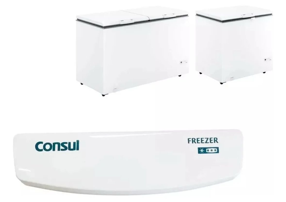 Puxador de Freezer Original Consul Chb42 Cha22 Chb53 - W10351678